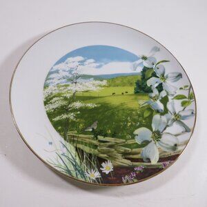 Royal Windsor 1981 Wildflowers of the South FLOWERING DOGWOOD Ltd Ed Plate